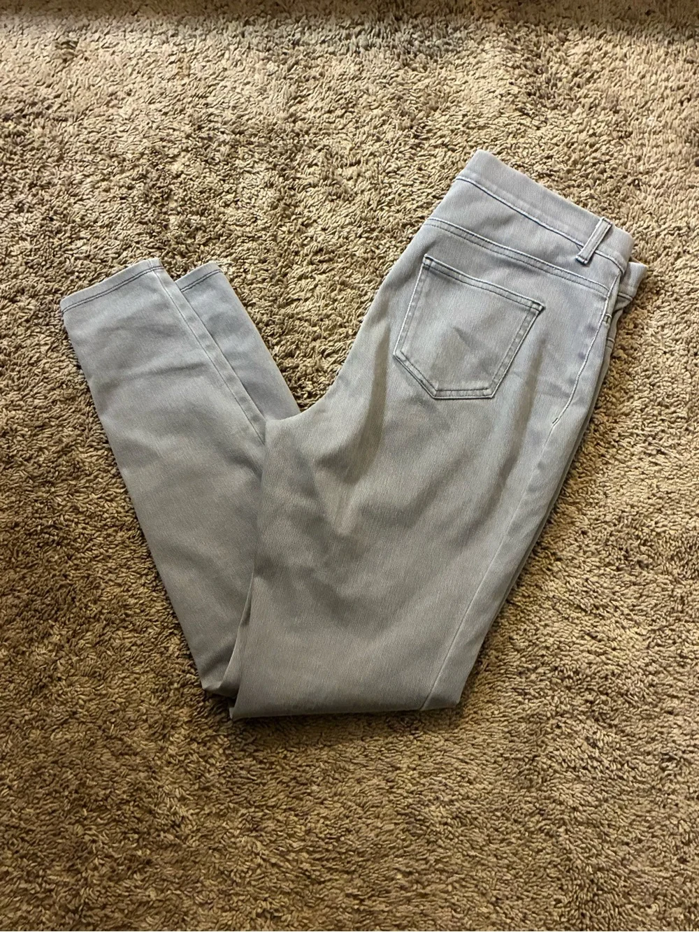 Time and Tru Women's Skinny Jeans in Light Gray